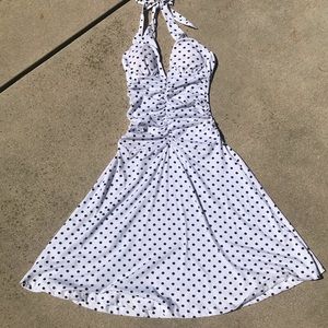 Ambiance Apparel Polkadot Pin Up Dress